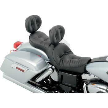 DRAG SPECIALTIES EZ Glide II Backrest - Large - Vinyl - Pillow