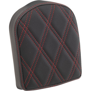 DRAG SPECIALTIES Sissy Bar Pad - Double Diamond - Short
