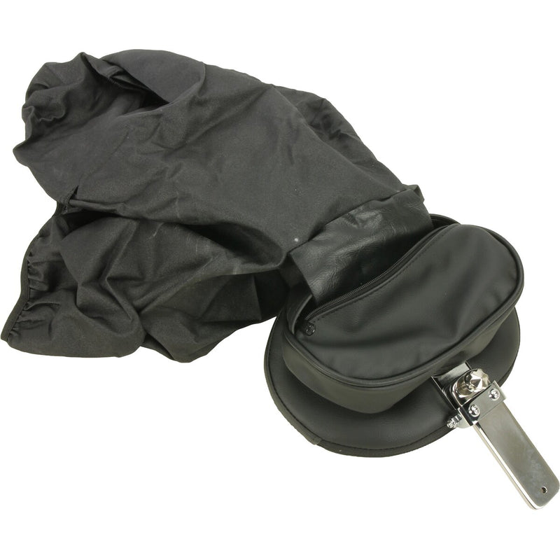 DRAG SPECIALTIES Convertible EZ Glide II Backrest w/Rain Cover - Black