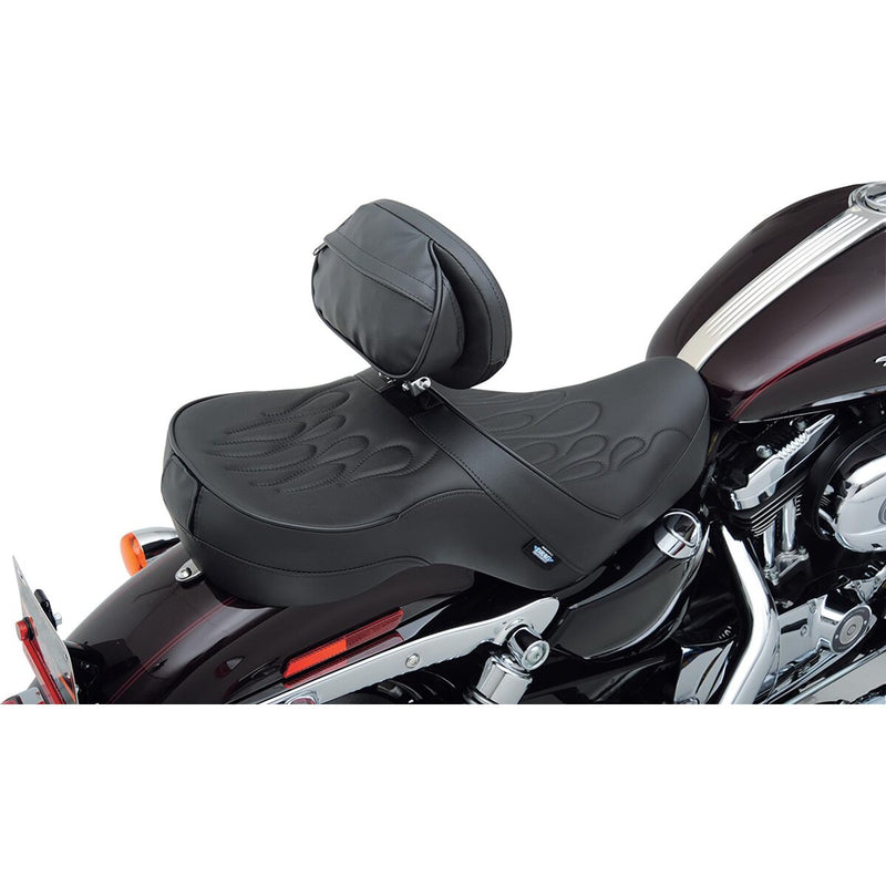 DRAG SPECIALTIES Convertible EZ Glide II Backrest w/Rain Cover - Black