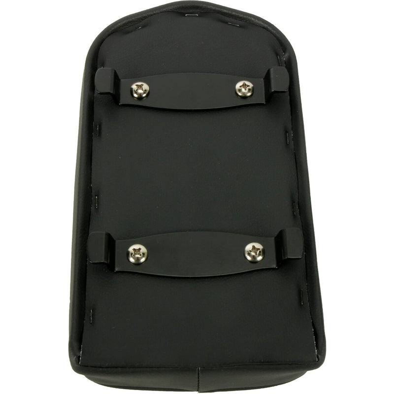 DRAG SPECIALTIES Tall Smooth with Piping Sissy Bar Vinyl Pad - Black