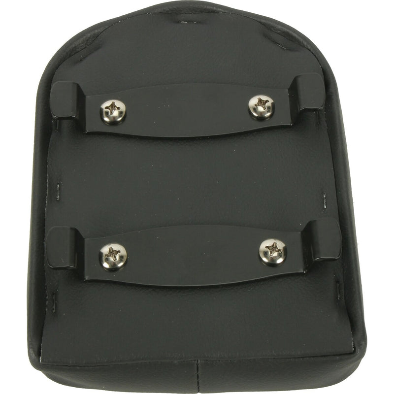 DRAG SPECIALTIES Short Smooth with Piping Sissy Bar Vinyl Pad - Black