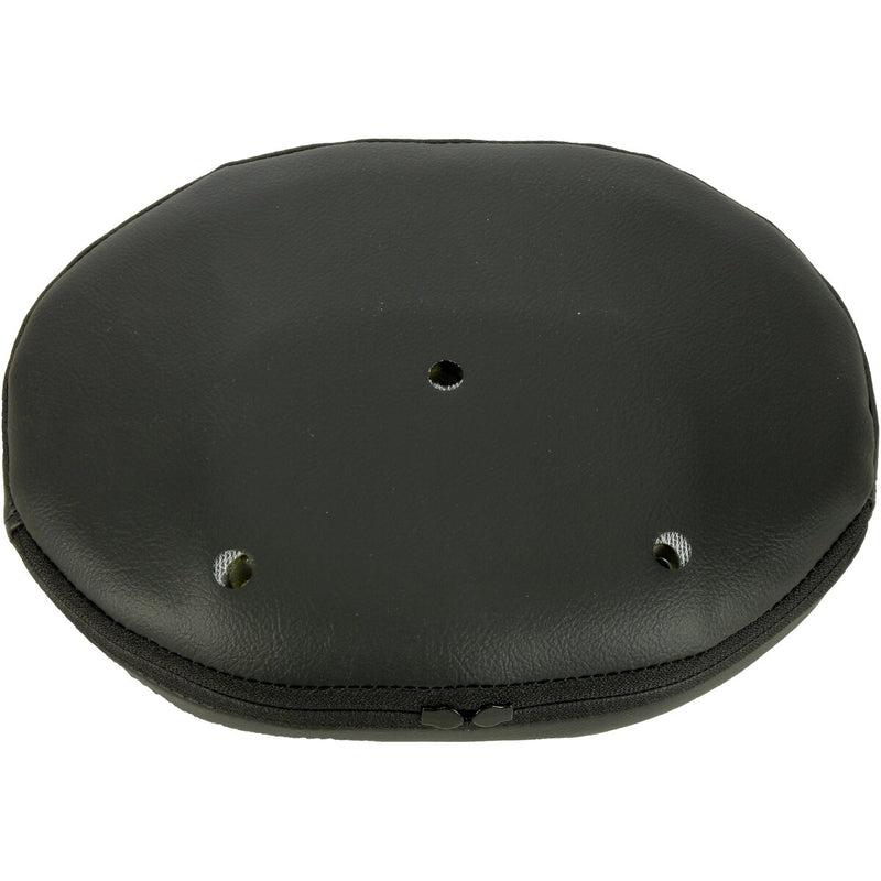 DRAG SPECIALTIES Oval Sissy Bar Double Diamond Black Stitch Pad - Black - FL '99-'22