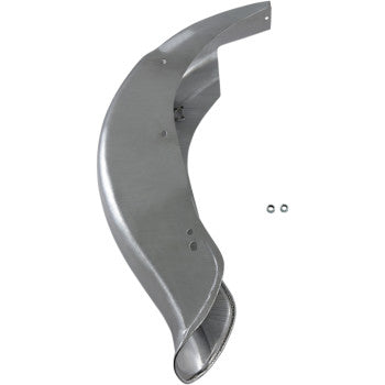 DRAG SPECIALTIES Custom Quickbob™ Rear Fender - Raw - Steel - FX '73-'85