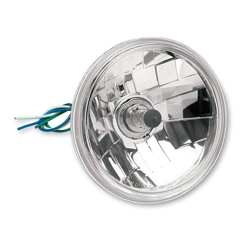 DRAG SPECIALTIES Diamond-Style Headlight Kit - Clear - 5-3/4"