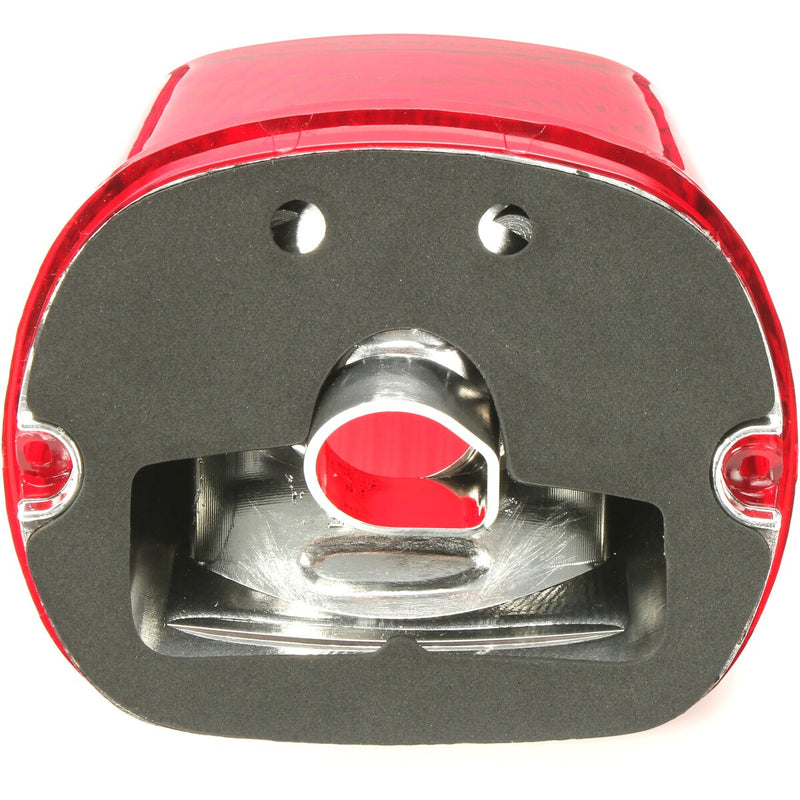 DRAG SPECIALTIES Replacement Taillight Lens with Top Tag Window - Red
