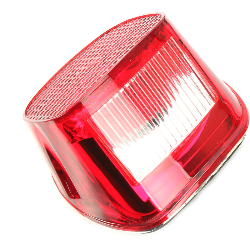 DRAG SPECIALTIES Replacement Taillight Lens with Top Tag Window - Red
