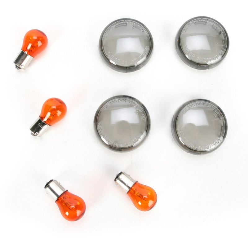 DRAG SPECIALTIES Replacement Bullet Lens / Bulb Kit - Smoked