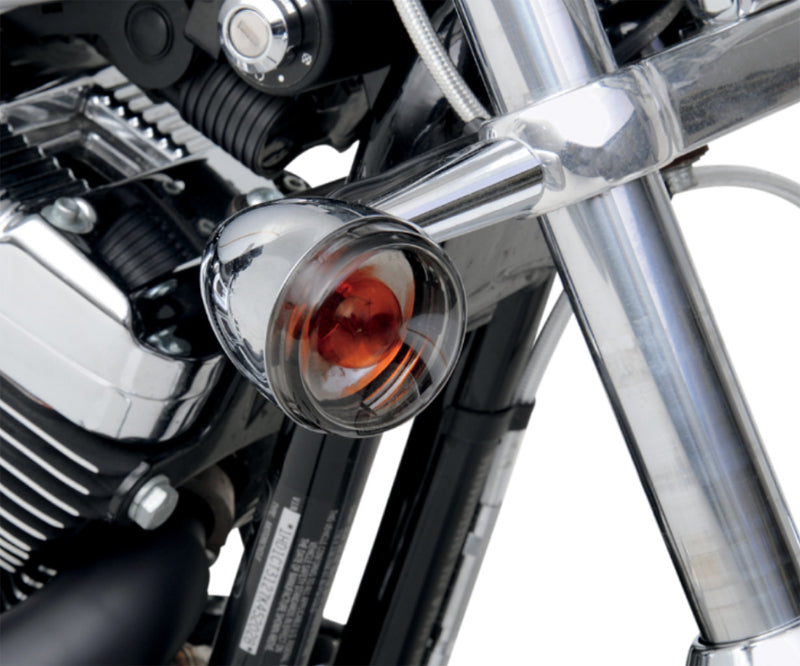 DRAG SPECIALTIES Replacement Bullet Lens / Bulb Kit - Smoked