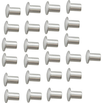 DRAG SPECIALTIES Heavy-Duty Front Fender Rivet - Stainless Steel 1/4" x 5/16" - 25-Pack