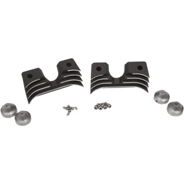 DRAG SPECIALTIES Spark Plug / Head Bolt Cover Kit - Black - Sportster '04-'21