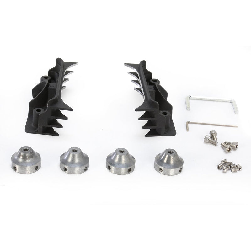 DRAG SPECIALTIES Spark Plug / Head Bolt Cover Kit - Black - Sportster '04-'21