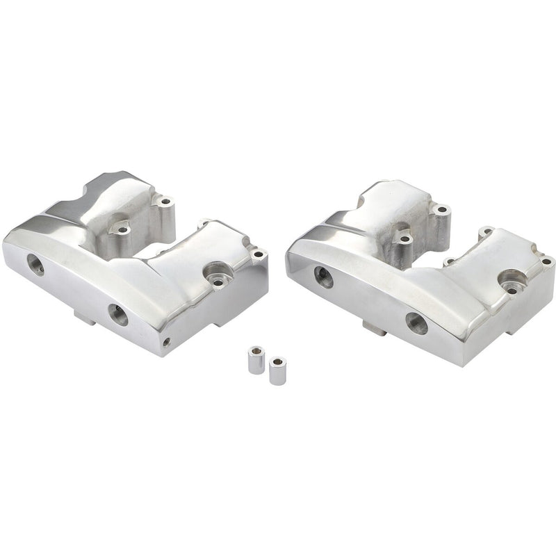 DRAG SPECIALTIES Replacement Rocker Box Cover Set - Chrome - Shovelhead '66-'84