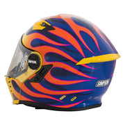 Simpson Mod Bandit helmet - Wildfire Yellow side view