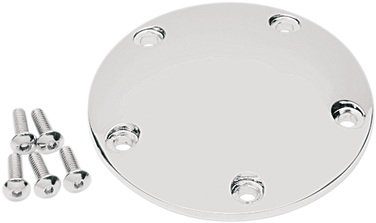 DRAG SPECIALTIES Replacement Radius Points Cover Kit - Chrome - Twin Cam
