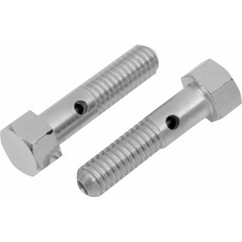 DRAG SPECIALTIES Breather Bolts - Chrome - Twin Cam - 3/8"-16