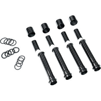 SLYFOX Pushrod Covers - Carbon Fiber - M8