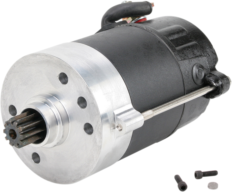 DRAG SPECIALTIES 1.4kW Compact High-Performance Starter Motor - Black - Big Twin '67-'80