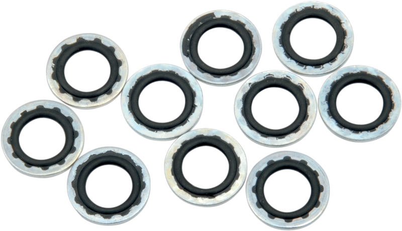 DRAG SPECIALTIES Replacement Banjo Bolt Sealing Washer - 7/16" - 10 Pack