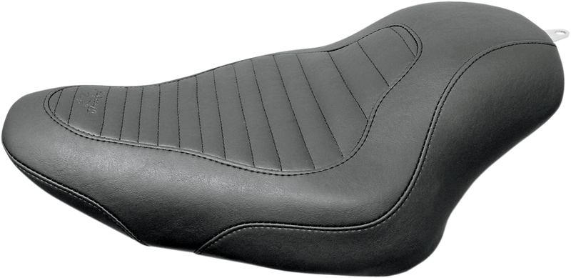 MUSTANG Tripper™ Synthetic Leather Solo Seat - Tuck and Roll - Sportster '04-'21 with 2.1/3.3 Gallon Tank
