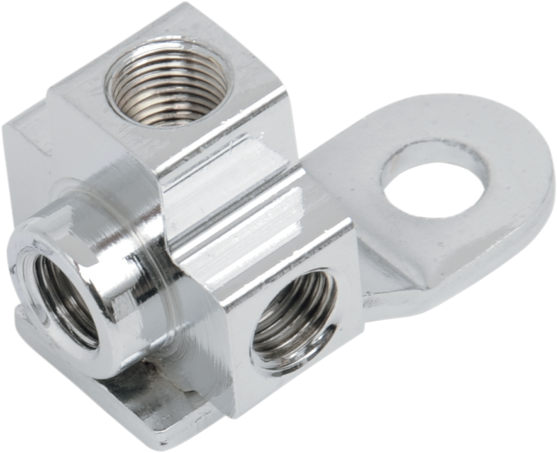 DRAG SPECIALTIES Replacement Rear Brake Line Tee - Chrome - 1/8" NPT