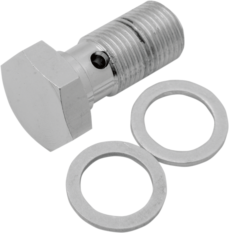 DRAG SPECIALTIES Banjo Bolt - Chrome - 7/16-24