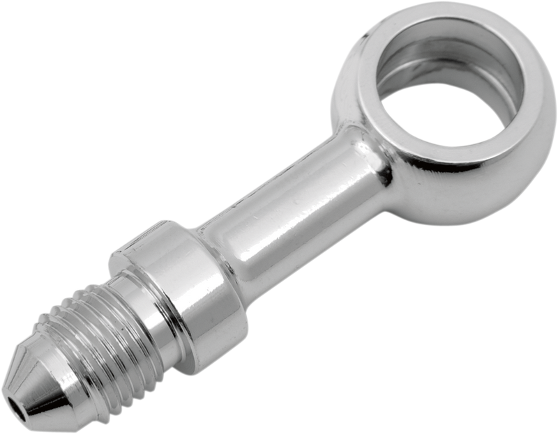 DRAG SPECIALTIES Banjo Fitting - Chrome - 7/16" - Straight