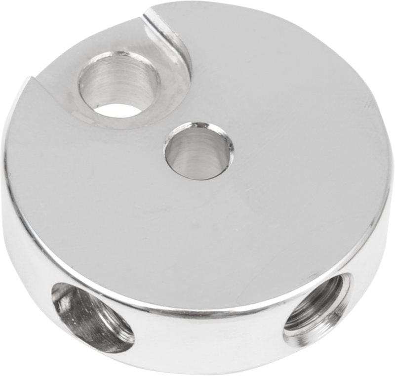 DRAG SPECIALTIES Front Brake Junction - Chrome - 3/8-24 Inverted Flare