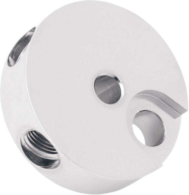 DRAG SPECIALTIES Front Brake Junction - Chrome - 1/8" NPT