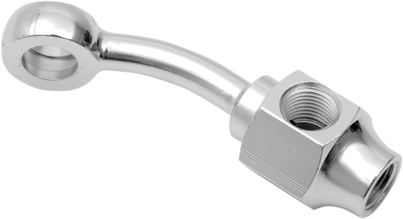 DRAG SPECIALTIES Banjo Fitting - 3/8" x 1/8" NPT - Chrome - 35 Degree
