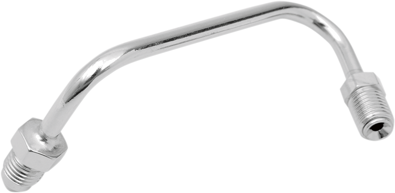 DRAG SPECIALTIES #3 Male Fitting - 3/8-24 Inverted Flare - Chrome - 90 Degree / 120 Degree