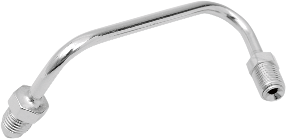 DRAG SPECIALTIES #3 Male Fitting - 3/8-24 Inverted Flare - Chrome - 90 Degree / 120 Degree