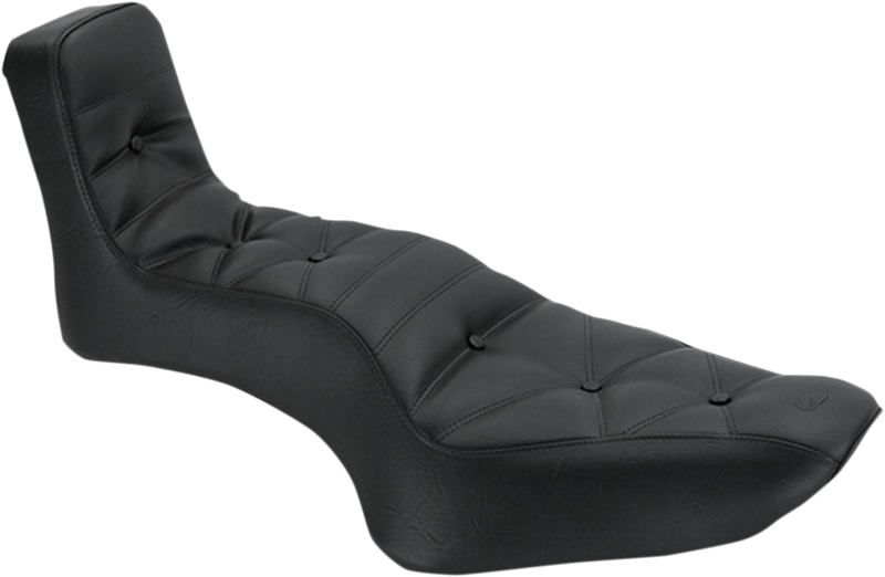 MUSTANG Diamond Stitched Throwback™ 2-Up Vinyl Seat - Sportster '04-'21