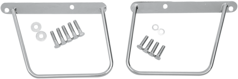 DRAG SPECIALTIES Saddlebag Support Bracket Kit - Chrome - FX/FL '84-'99