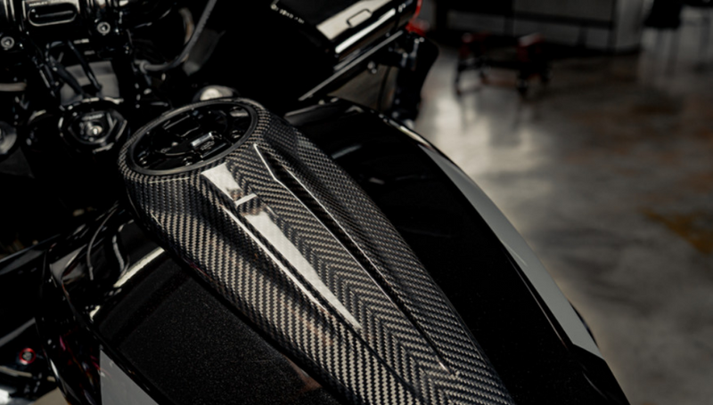 SLYFOX Dash Panel - With Hole - Carbon Fiber - FL '23-'26