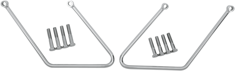 DRAG SPECIALTIES Saddlebag Support Bracket Kit - Chrome - FX/FL '84-'99