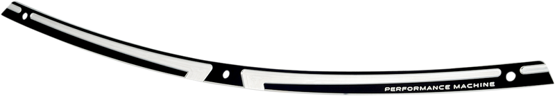 PERFORMANCE MACHINE (PM) Windshield Trim - Scallop - Contrast Cut - '96-'13 BATWING