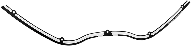 PERFORMANCE MACHINE (PM) Windshield Trim - Scallop - Contrast Cut - '98-'13 ROAD GLIDE