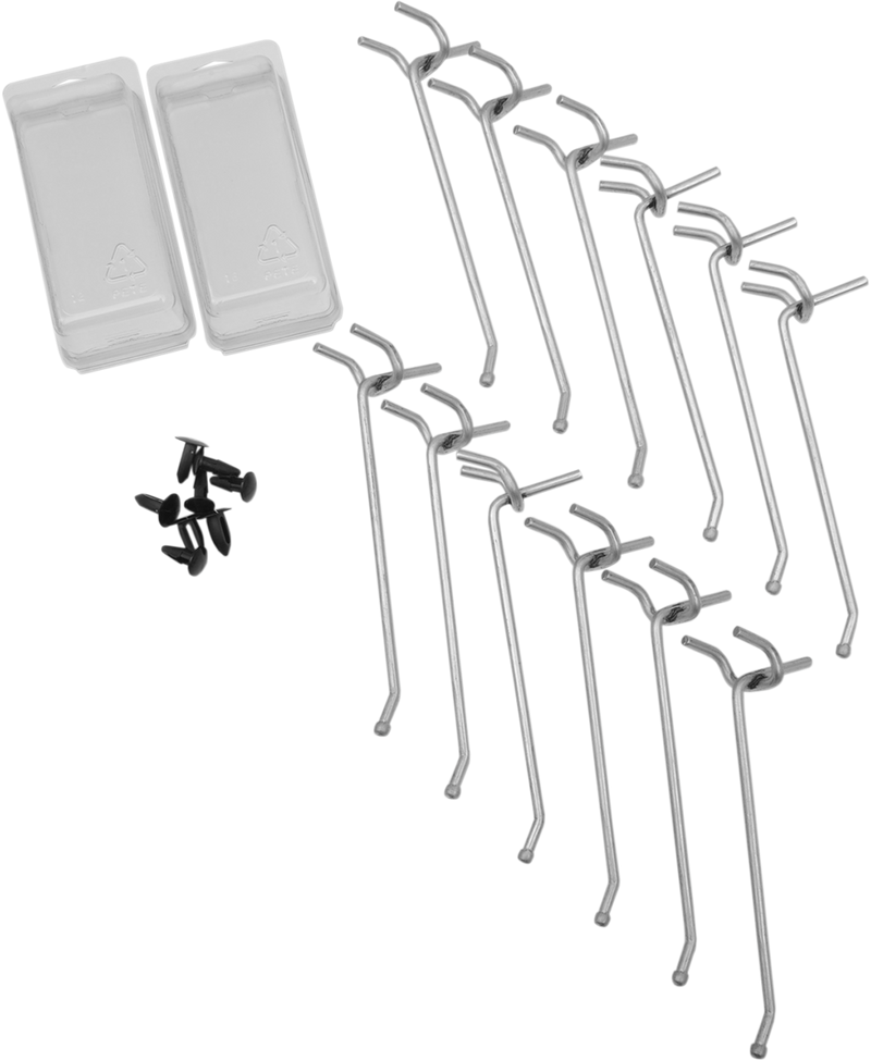 DRAG SPECIALTIES Replacement Hook Kit - Ideal for Your Display Board