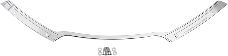 PERFORMANCE MACHINE (PM) Windshield Trim - Scallop - Chrome - '15-'21 ROAD GLIDE