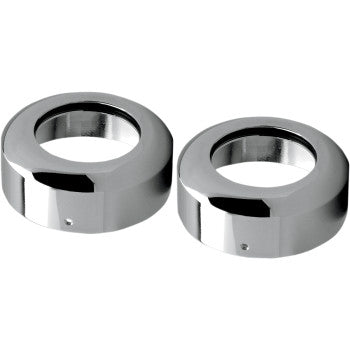 PRO-ONE PERF.MFG. Custom Billet Fork Boots - 41 mm - Chrome