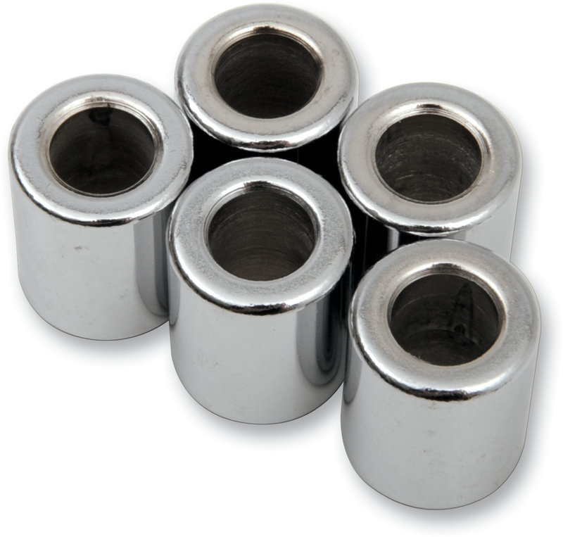 DRAG SPECIALTIES Spacer - Chrome - 5/16" x 5/8" x 3/4" - 5-Pack