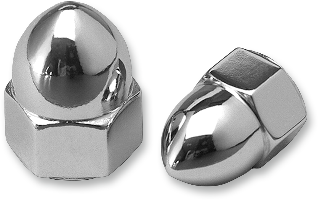 DRAG SPECIALTIES Replacement Acorn Nut Rocker Box Kit - Chrome ...