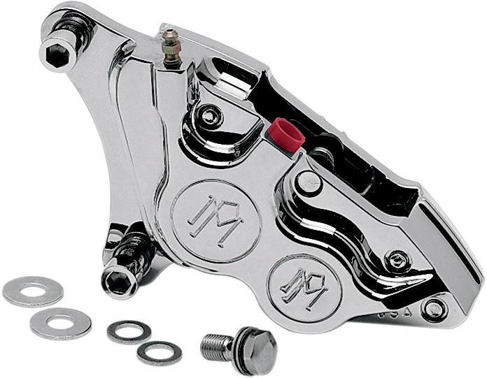 PERFORMANCE MACHINE (PM) Caliper - Front Left - Chrome - '84-'99