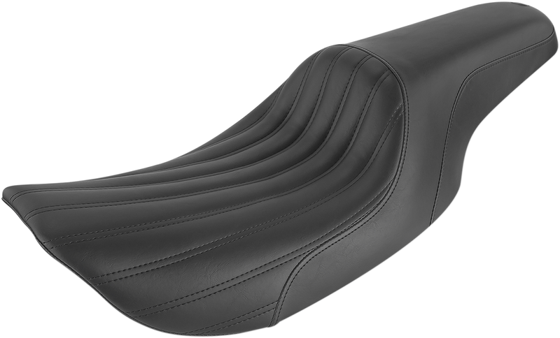SADDLEMEN Knuckle Profiler™ Seat - Black - Touring '97-'07