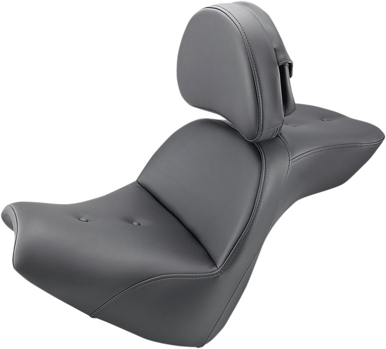 SADDLEMEN Explorer RoadSofa* Seat - with Backrest - '18-'23 SOFTAIL