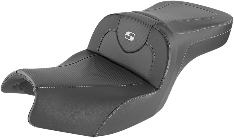 SADDLEMEN Roadsofa* Seat - Carbon Fiber - Without Backrest - Black - 2020 Indian Challenger
