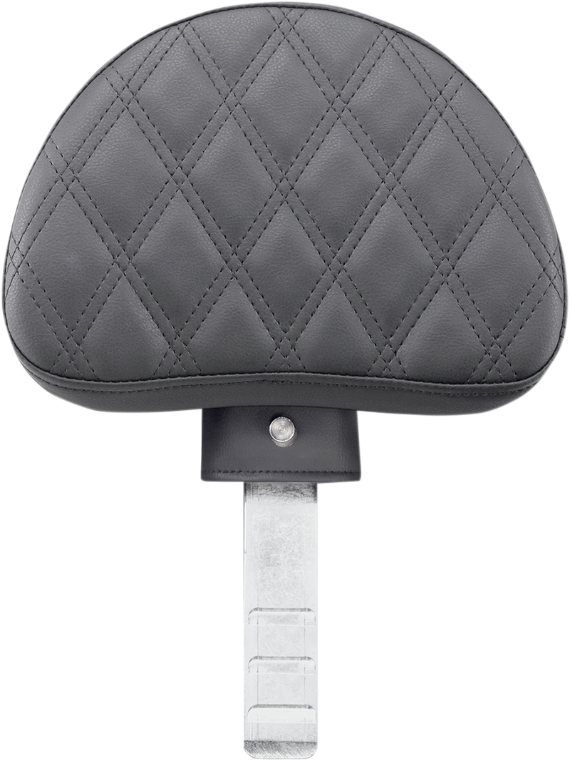SADDLEMEN Backrest - Lattice Stitched - Black