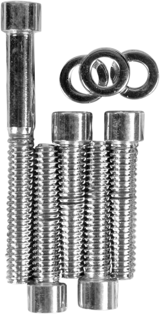 DRAG SPECIALTIES Replacement Smooth Socket-Head Transmission Top Cover Bolt Kit - Chrome