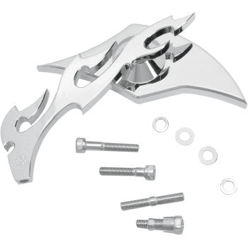 PRO-ONE PERF.MFG. Mirror - Flame - Milled - Oblong